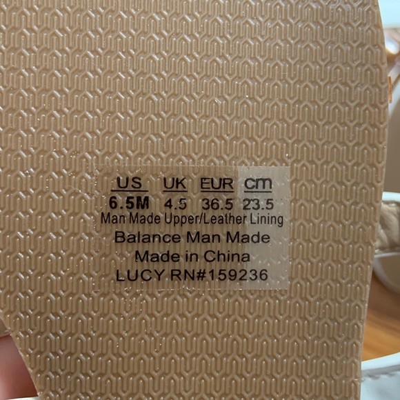 J.McLaughlin White Patent Leather Lucy Sandal - Picture 3 of 4